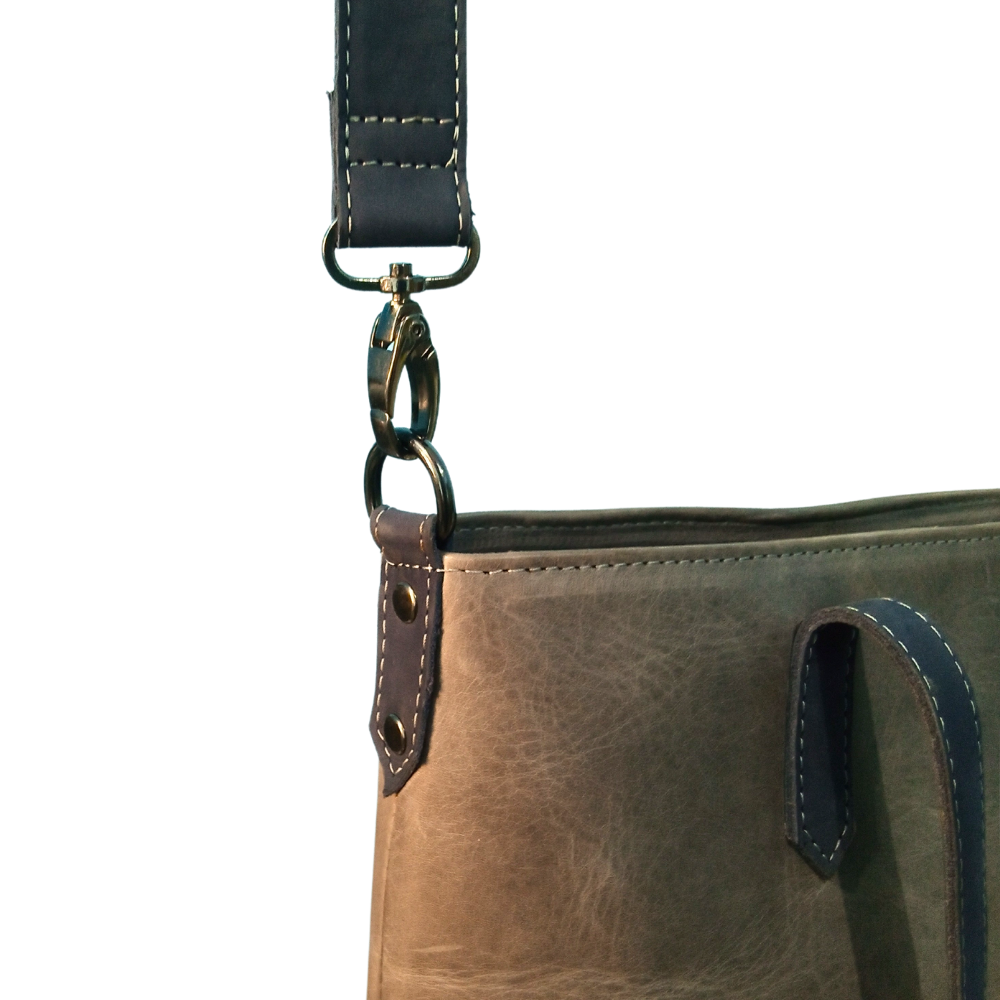 Three in One Multipurpose Women's Leather Tote - Handbag - Crossbody - Backpack