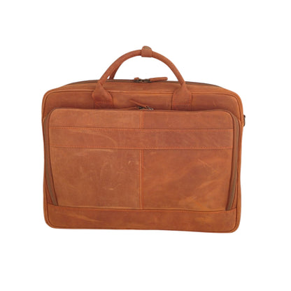 Light Brown Leather Briefcase, Laptop Bag 14,15,16 inch