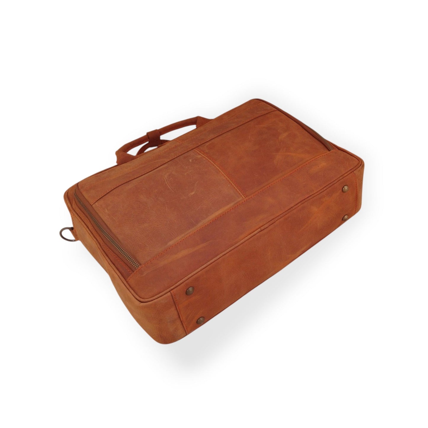 Light Brown Leather Briefcase, Laptop Bag 14,15,16 inch