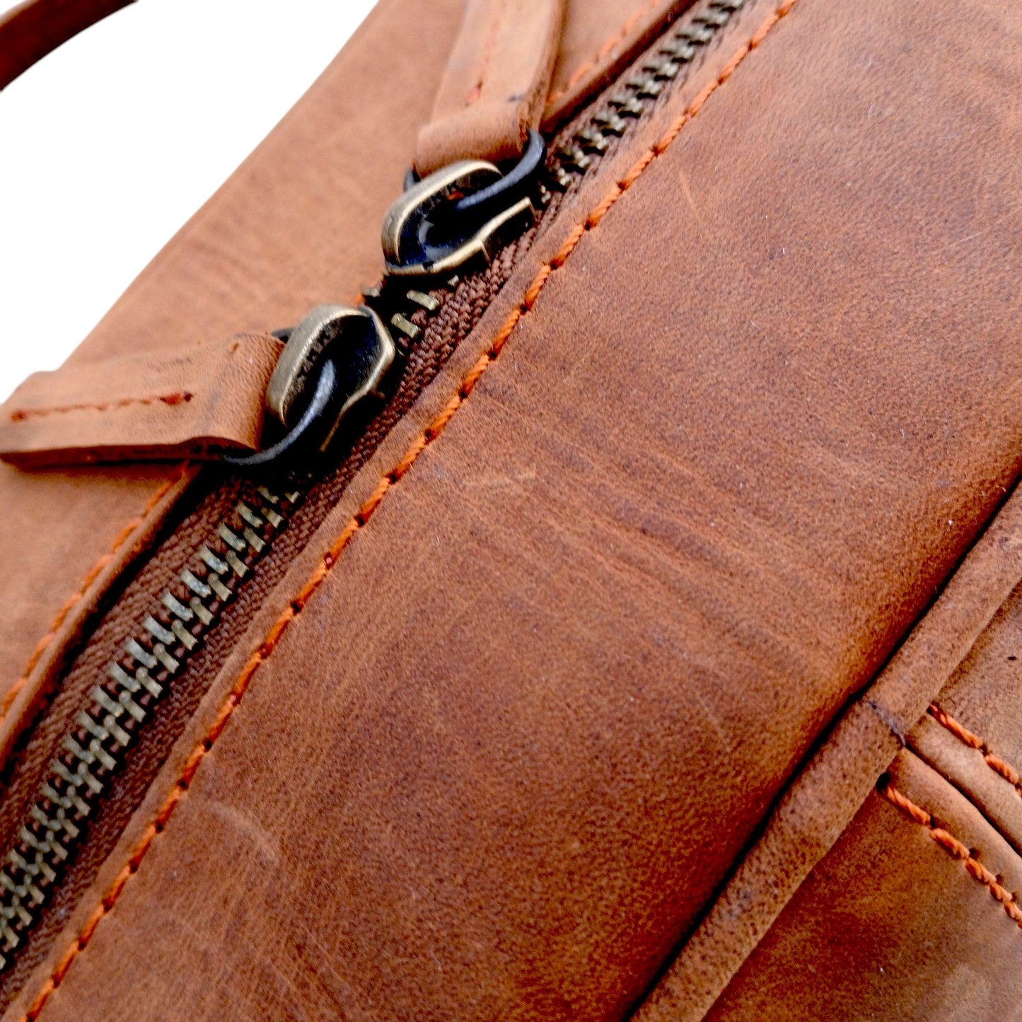 Light Brown Leather Briefcase, Laptop Bag 14,15,16 inch