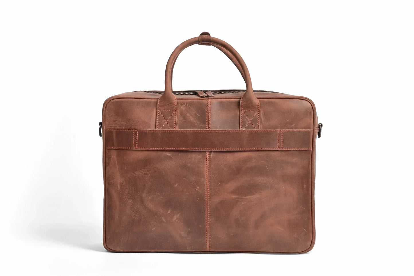 Premium Crazy Horse Leather 14, 15, 16-inch Laptop Bag, Handmade Satchel