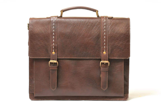 Travel Course Leather 17" Briefcase