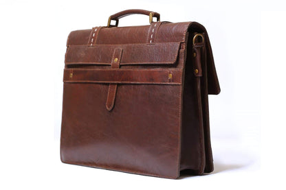Travel Course Leather 17" Briefcase