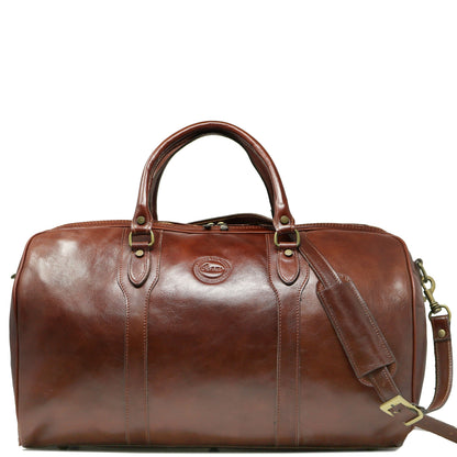 Travel Leather Duffle Bag