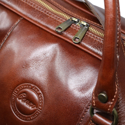 Travel Leather Duffle Bag